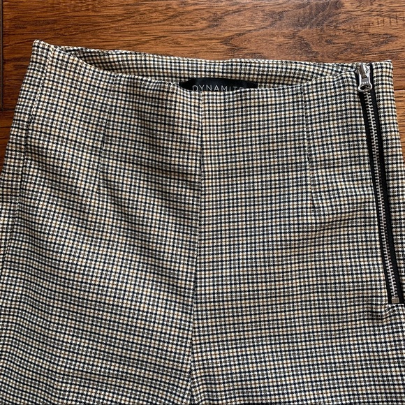 DYNAMITE Plaid Skinny Trousers - Picture 4 of 5